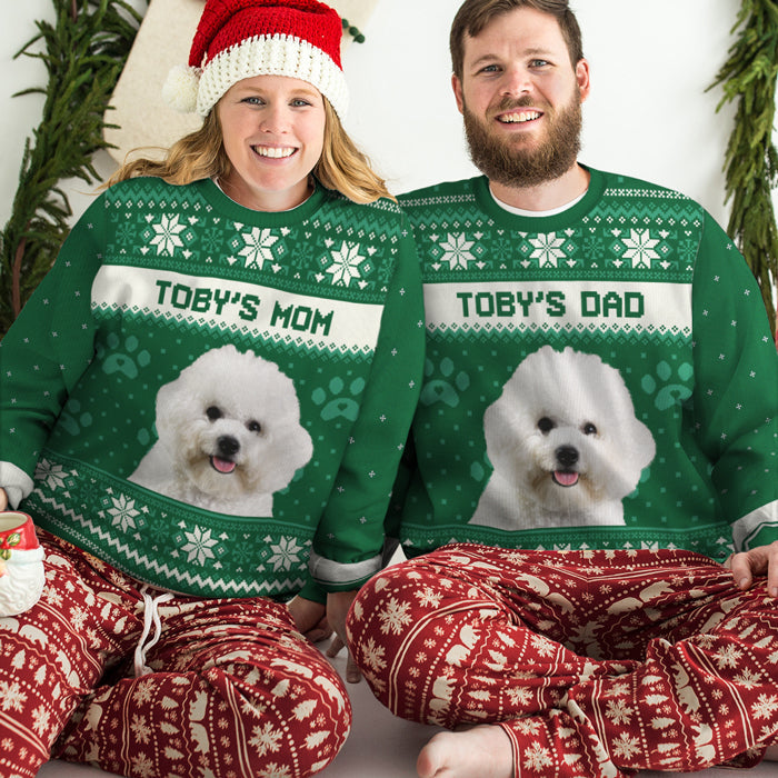 Custom Dog Mom Christmas Gifts - Personalized Sweatshirt