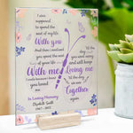 Custom Name Memorial Butterfly Decor - Personalized Acrylic Plaque