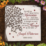 Custom Name Tree of Memories Memorial Gifts - Personalized Memorial Stone