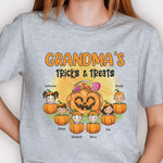 Custom Name Halloween Gifts for Grandma - Personalized Apparel