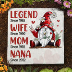 Custom Family Milestone Garden Decor - Personalized Garden Stone