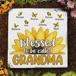 Custom Name Grandma Gifts for Grandmothers - Personalized Garden Stone
