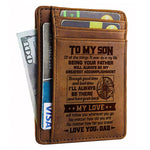 Custom Name Dad Love Gifts - Personalized Card Wallet