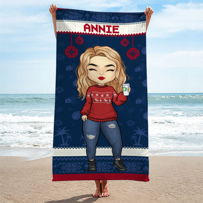 Friendship Is The Greatest Gift Of Life - Bestie Personalized Custom Beach Towel - Christmas Gift For Best Friends, BFF, Sisters