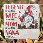 Custom Family Milestone Garden Decor - Personalized Garden Stone