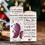 Custom Name Memorial Wife Gifts - Personalized Color Candle Holder
