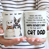 Thanks For Feeding Me And Scooping Up My Poo - Gift for Dad, Funny Personalized Cat Mug
