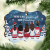 Friendship Is The Best Gift - Personalized Custom Benelux Shaped Wood Christmas Ornament - Gift For Bestie, Best Friend, Sister, Birthday Gift For Bestie And Friend, Christmas Gift