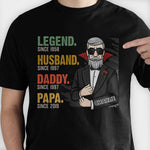 Custom Name Dad Role Gifts for Men - Personalized Apparel