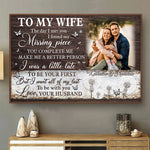 Custom Photo Love Letter Gifts for Wife - Personalized Poster