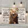 We Had Each Other - Personalized Horizontal Canvas - Upload Image, Gift For Couples, Husband Wife