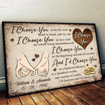 Custom Name Couple Love Gifts - Personalized Poster
