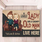 Custom Name Funny Couple Gifts - Personalized Doormat