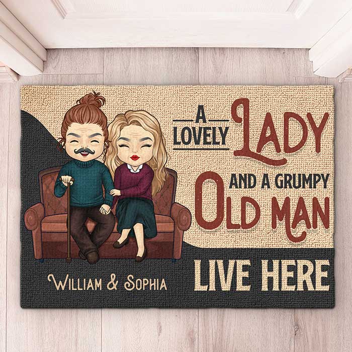 Custom Name Funny Couple Gifts - Personalized Doormat