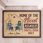 Custom Name Funny Couple Gifts for Home - Personalized Doormat