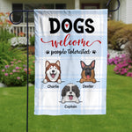 Custom Name Dog Lover Gifts - Personalized Flag