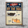 Notice All Guests Must Be Approved By The Dog - Funny Personalized Dog Metal Sign