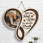 Custom Photo Memorial Heart Love Gifts - Personalized Wood Sign