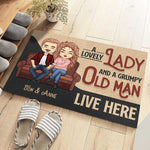 Custom Name Funny Couple Gifts - Personalized Doormat
