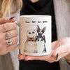 Thanks For Feeding Me And Scooping Up My Poo - Gift for Dad, Funny Personalized Cat Mug