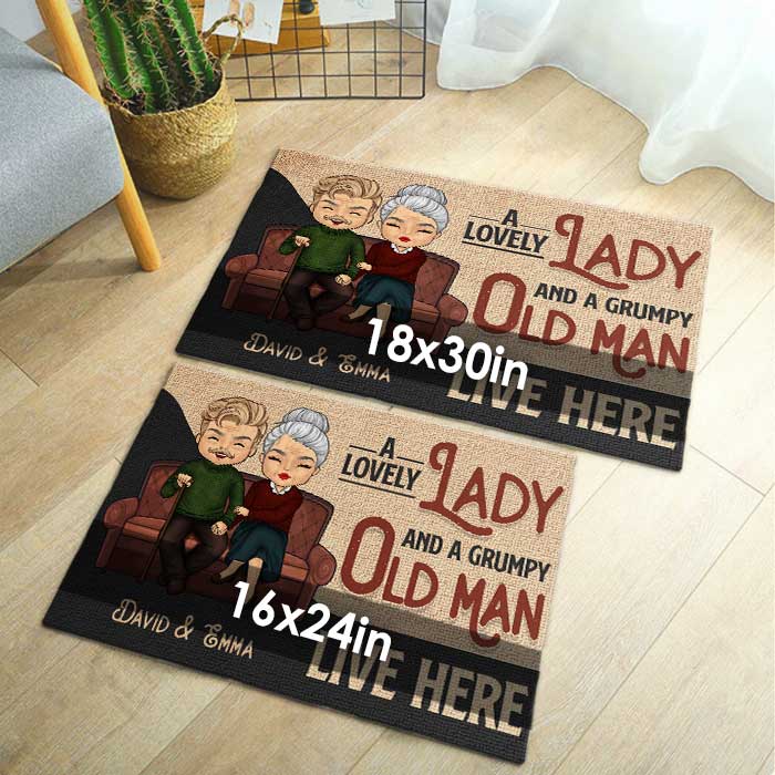 Custom Name Funny Couple Gifts - Personalized Doormat