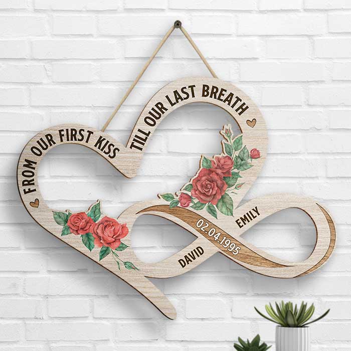 I Wanna Stay Next To You - Personalized Shaped Wood Sign - Gift For Couples, Husband Wife