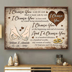 Custom Name Couple Love Gifts - Personalized Poster