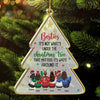 Our Memories Are Countless Our Friendship Is Endless - Personalized Custom Christmas Tree Shaped Acrylic Christmas Ornament - Gift For Bestie, Best Friend, Sister, Birthday Gift For Bestie And Friend, Christmas Gift