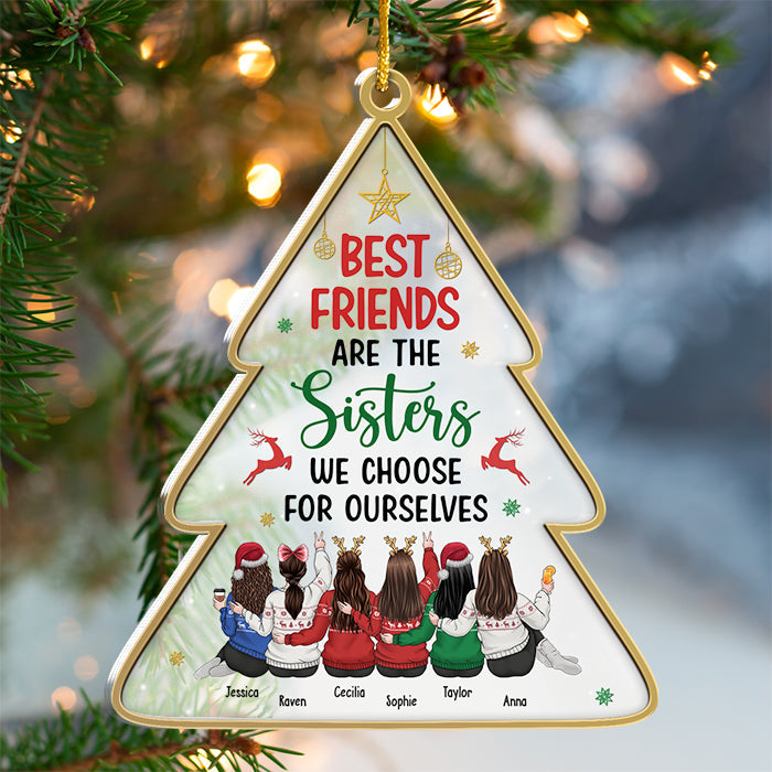 Custom Name Small Gang Christmas Gifts for Friends - Personalized Ornament