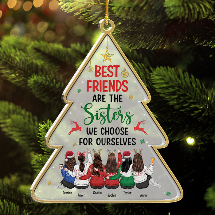 Custom Name Small Gang Christmas Gifts for Friends - Personalized Ornament