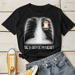 Custom Cat Name X-Ray Heart Gifts for Cat Lovers - Personalized Apparel