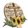 Always On My Mind, Forever In My Heart - Personalized Custom Acrylic Garden Stake