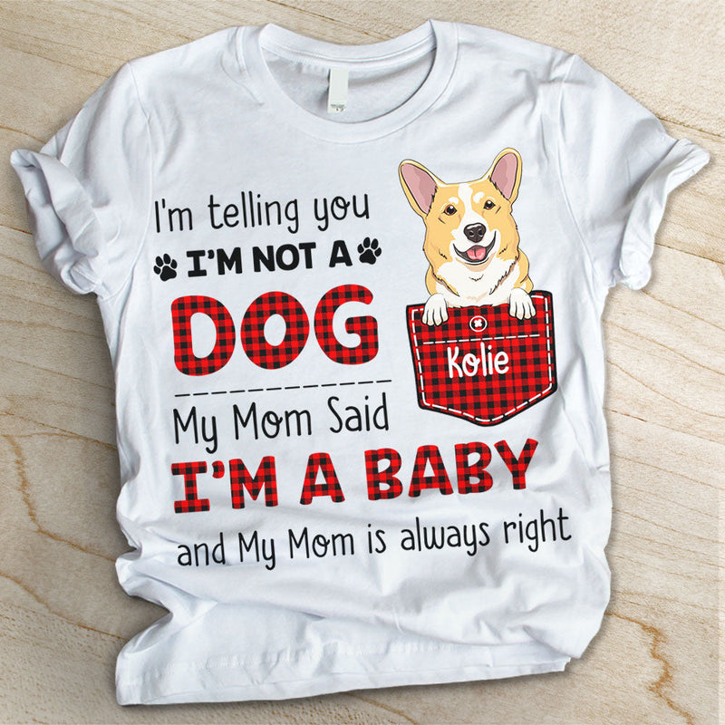 Custom Dog Breed Name Funny Dog Mom Gifts - Personalized Apparel