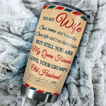 Custom Name Wife Gifts from Husband - Personalized Tumbler