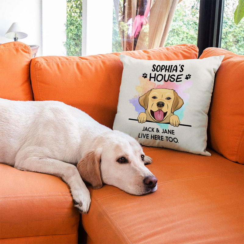 Custom Dog Breed and Name Gifts for Dog Lovers - Personalized Pillow