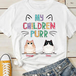 Custom Name Cat Mom Gifts for Women - Personalized Apparel