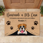 Custom Pet Name Welcome Gifts for Pet Lovers - Personalized Doormat