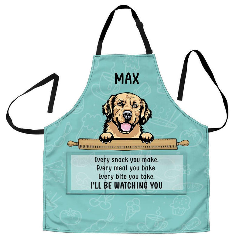 I Will Be Watching You - Funny Personalized Dog Apron