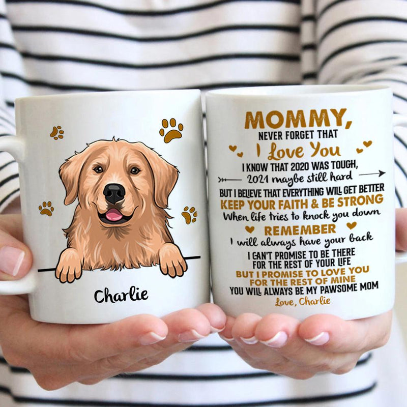 To Dog Mom Never Forget That I Love You - Personalized Mug