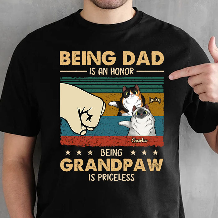 Being Grandpaw Is Priceless - Gift For Dad, Personalized Unisex T-Shirt