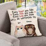 Custom Name Cat Gifts for Cat Lovers - Personalized Pillow