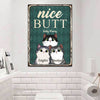 Nice Butt - Funny Personalized Cat Metal Sign
