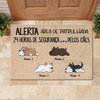 Todos Os Convidados Devem Ser Aprovados Pelo Cão Portuguese - Funny Personalized Dog Decorative Mat