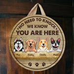 Custom Dog Breed Welcome Gifts for Dog Lovers - Personalized Wood Sign