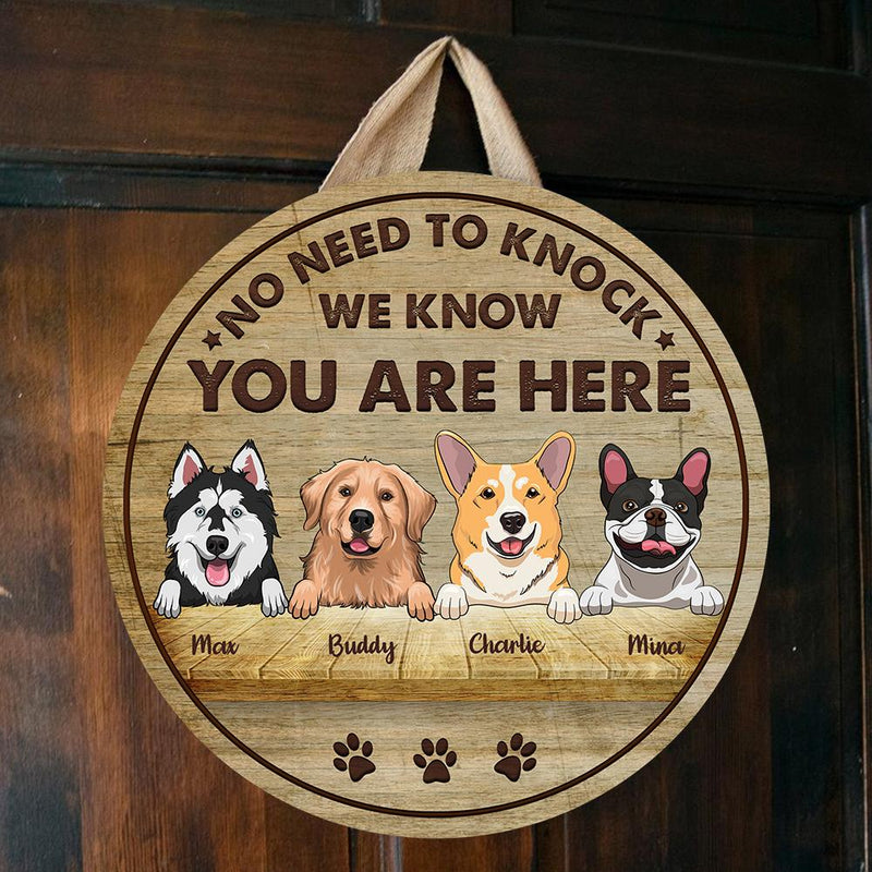 Custom Dog Breed Welcome Gifts for Dog Lovers - Personalized Wood Sign