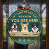 No Need To Knock - Funny Personalized Dog Door Sign