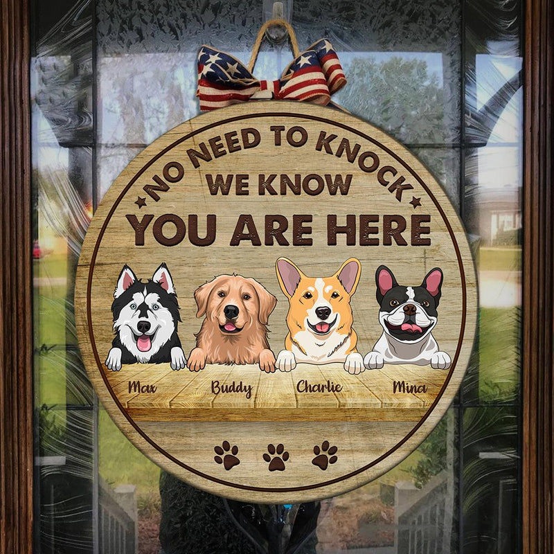Custom Dog Breed Welcome Gifts for Dog Lovers - Personalized Wood Sign