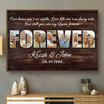 Custom Photo Forever Couple Gifts - Personalized Poster