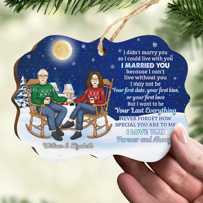 Custom Last Everything Couple Christmas Gifts - Personalized Ornament