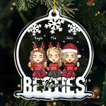 Custom Name Christmas Belles Gifts for Friends - Personalized Ornament
